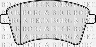 BORG & BECK bbp2152 -  Комплект тормозных колодок, дисковый тормоз